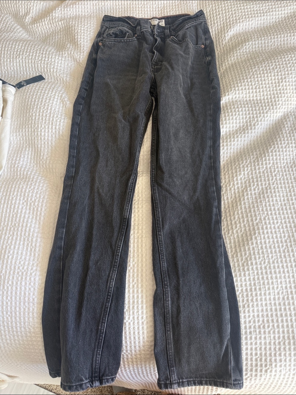 We The Free Women's Black Straight Leg Jeans